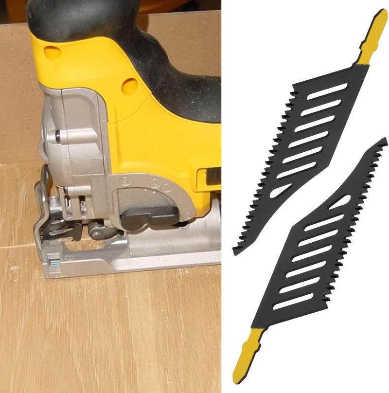 OTOTEC 4PCS Flush Cutting Jigsaw Blade T Shank Jigsaw Blades 112mmx32mmx1.2mm Compatible with Dewalt Compatible with Bosch, 11 TPI - Image 2